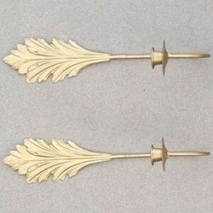 Gold Leaf Wall Sconces